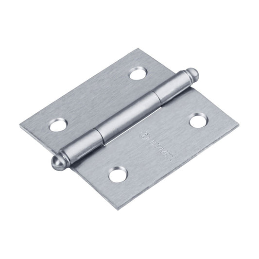 Bisagra Cuadrada 2", Cromo Mate, Cabeza Redonda, Hermex