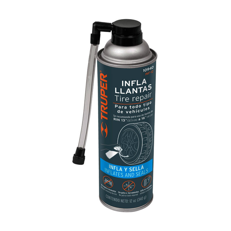 Inflallantas De 12 Oz (340 G), Truper