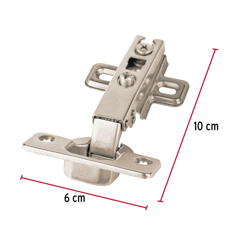 Bolsa C/2 Bisagras Bidimensionales De 110°, Cobertura Media