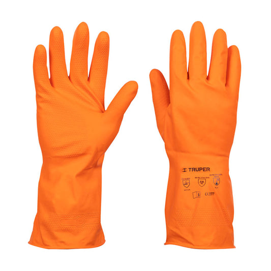 Guantes De Látex Para Limpieza, Grandes, Truper