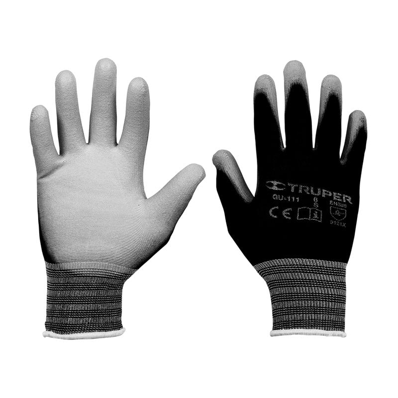 Guantes De Nylon Recubiertos De Poliuretano, M, Truper