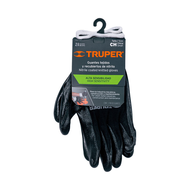 Guantes De Nylon Recubiertos De Nitrilo, Ch, Truper