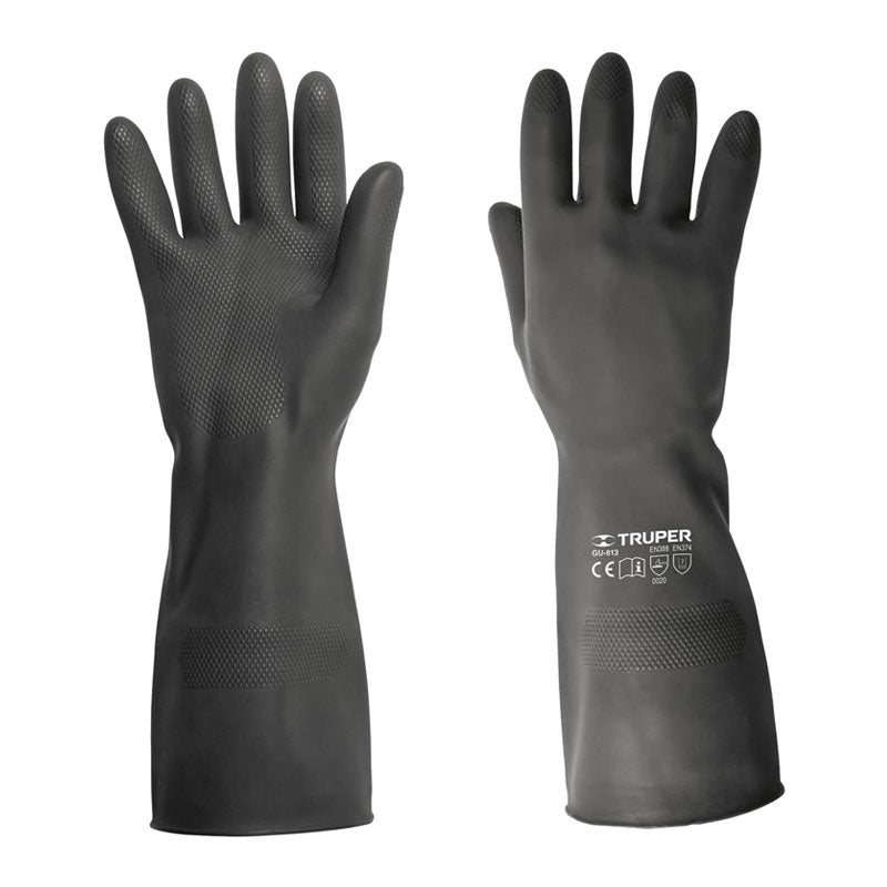 Guantes De Neopreno P/Manejo De Químicos, Grandes, Truper