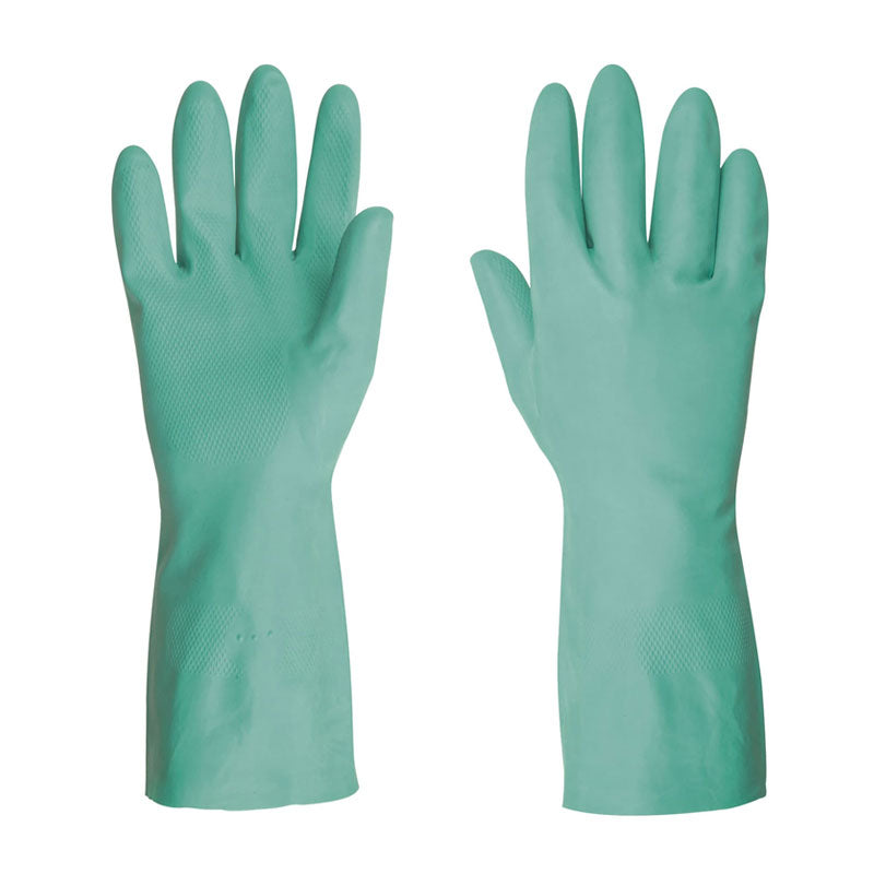 Guantes De Nitrilo Verde, Multiusos, Medianos, Truper