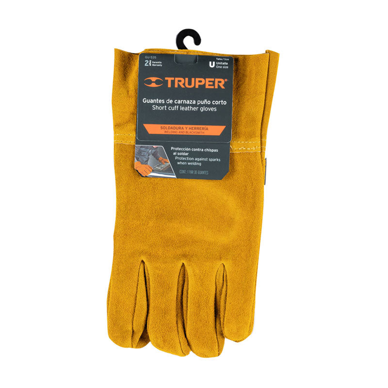 Guantes De Carnaza, Cortos, Unitalla, Truper