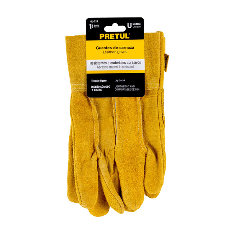 Guantes De Carnaza, Cortos, Pretul