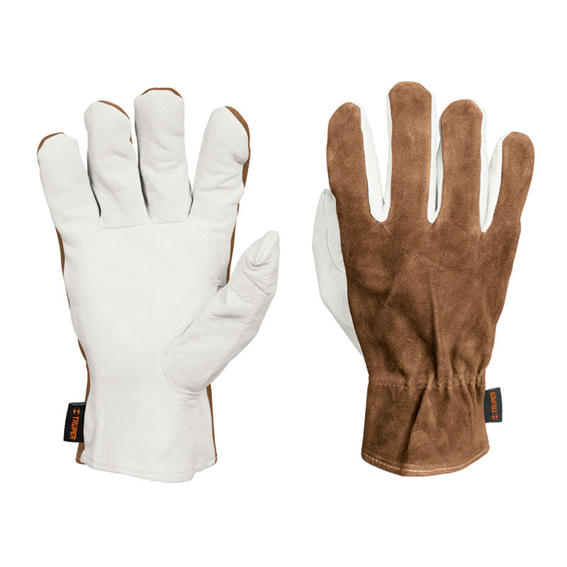 Guantes De Piel De Cabra Con Dorso De Carnaza, Truper