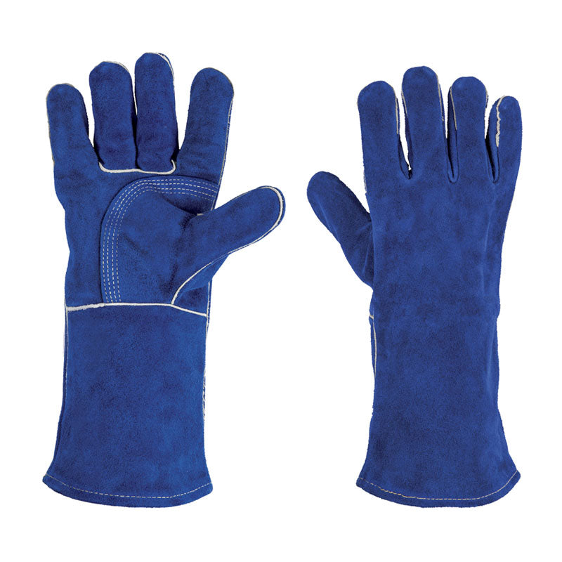 Guantes Azules Reforzados Para Soldador, Truper