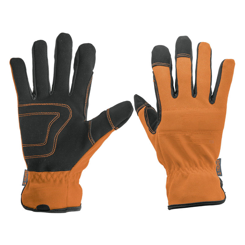 Guantes Para Mecánico, Palma Reforzada, Truper