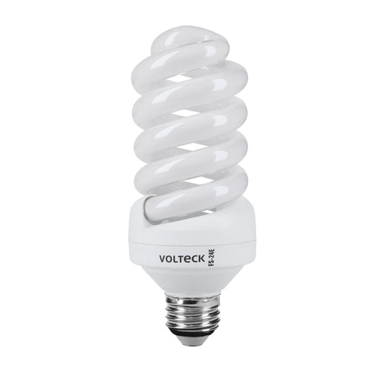Lámpara Espiral T4 24 W Luz Neutra En Blíster, Volteck