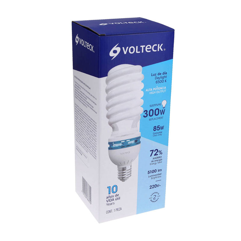 Lámpara Espiral 85 W Base Mogul E39 220 V Luz Día, Caja