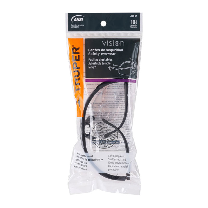 Lentes De Seguridad Transparentes, Truper Vision