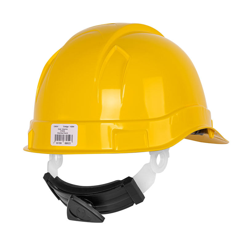 Casco De Seguridad, Ajuste De Matraca, Amarillo, Truper