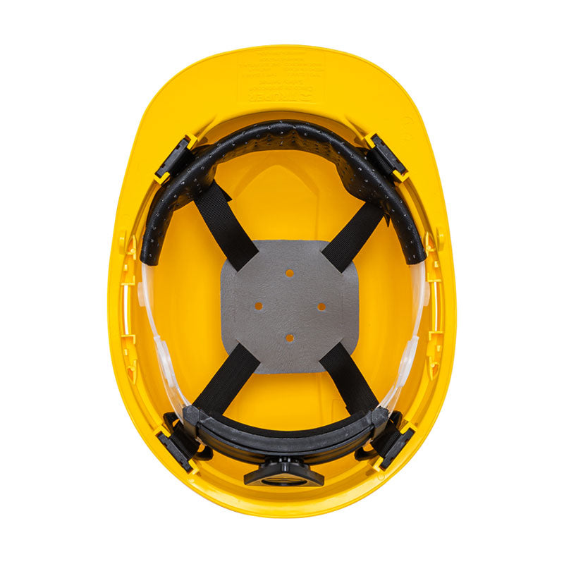 Casco De Seguridad, Ajuste De Matraca, Amarillo, Truper