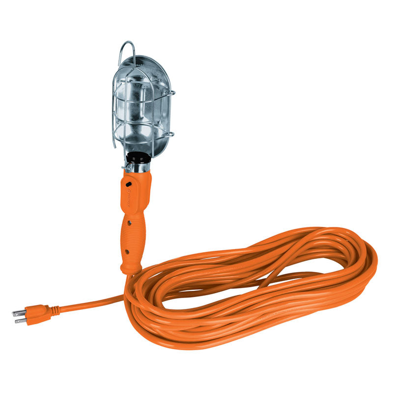 Lámpara De Taller Con Canastilla Metálica 7.5 M, Volteck