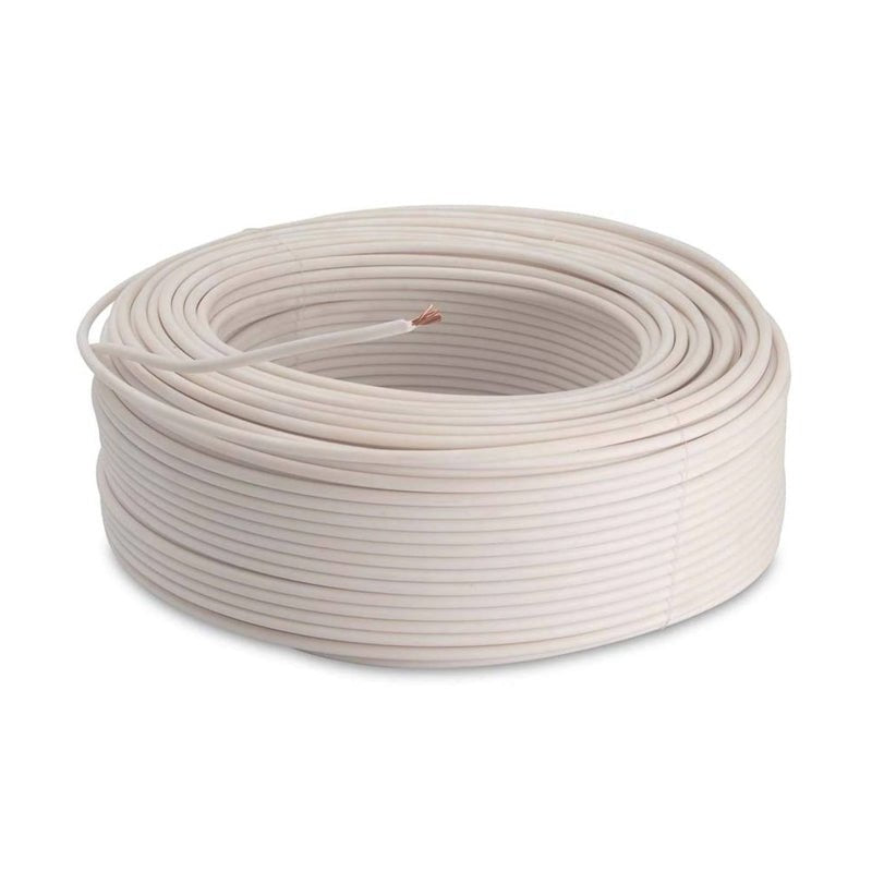 Cable De Luz Blanco Thw Cal. 12 Rollo De 100 M Condulac - Tool Ferreterías / Ferretodo - Herramientas y material de construcción.
