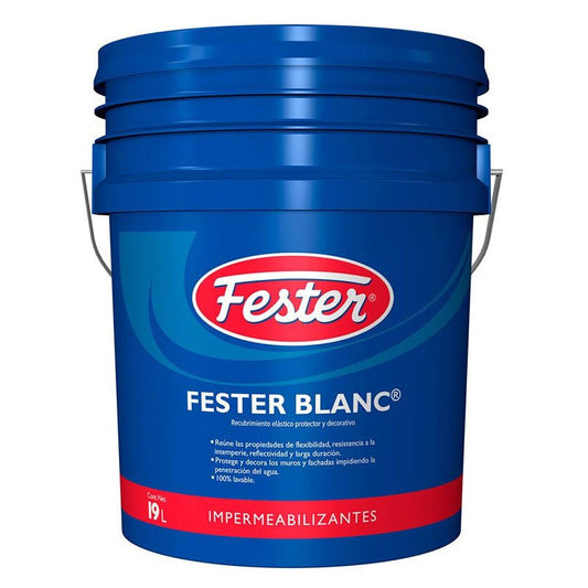 Fester Blanc Color Blanco, Cubeta De 19 Litros - Tool Ferreterías / Ferretodo - Herramientas y material de construcción.
