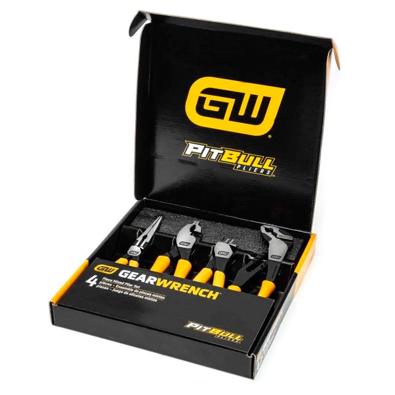Juego De 4 Alicates Pitbull Mixtos Con Mango Sumergido, 8220306 Gearwrench - Tool Ferreterías / Ferretodo - Herramientas y material de construcción.