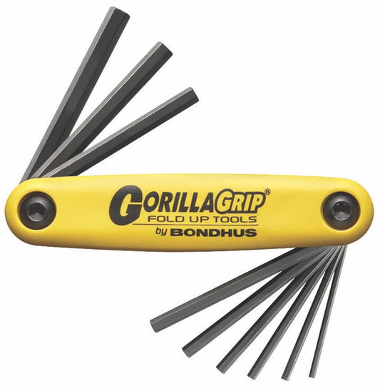 Juego De 9 Llaves Hexagonales Tipo Navaja De 5/64" A 1/4" Bondhus 12589 - Tool Ferreterías / Ferretodo - Herramientas y material de construcción.