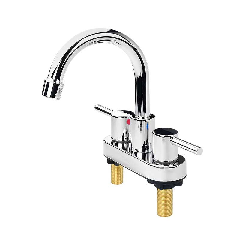 Llave Mezcladora De 4" Para Lavabo Cromada Gld302 Coflex - Tool Ferreterías / Ferretodo - Herramientas y material de construcción.