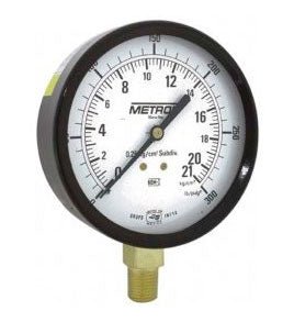 Manómetro Con Caratula De 3 1/2" De 0 A 21 Kg, 89100/214 Metron - Tool Ferreterías / Ferretodo - Herramientas y material de construcción.