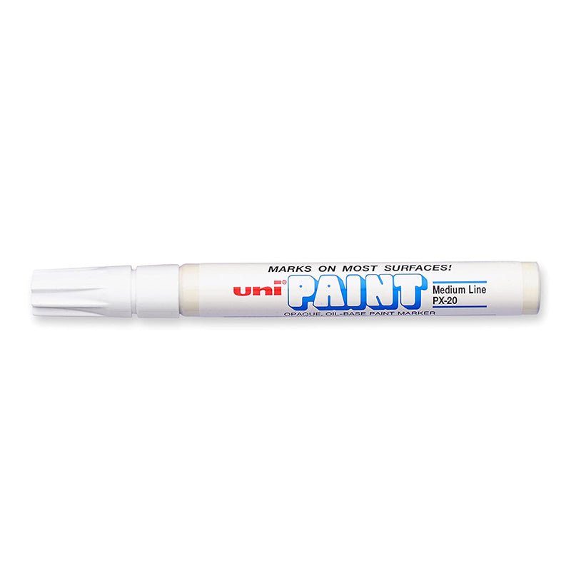Marcador Px 20 Color Blanco, 17107719388, Uni Paint - Tool Ferreterías / Ferretodo - Herramientas y material de construcción.