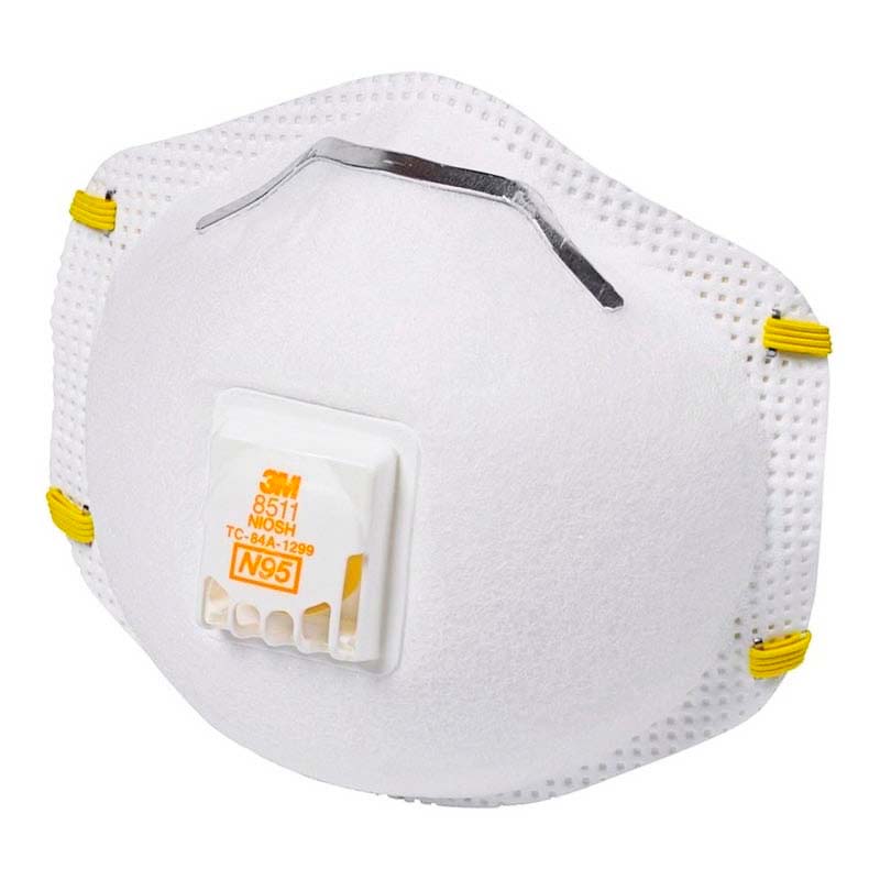 Mascarilla Industrial Desechable 8511, 3M (10 Pzas) - Tool Ferreterías / Ferretodo - Herramientas y material de construcción.