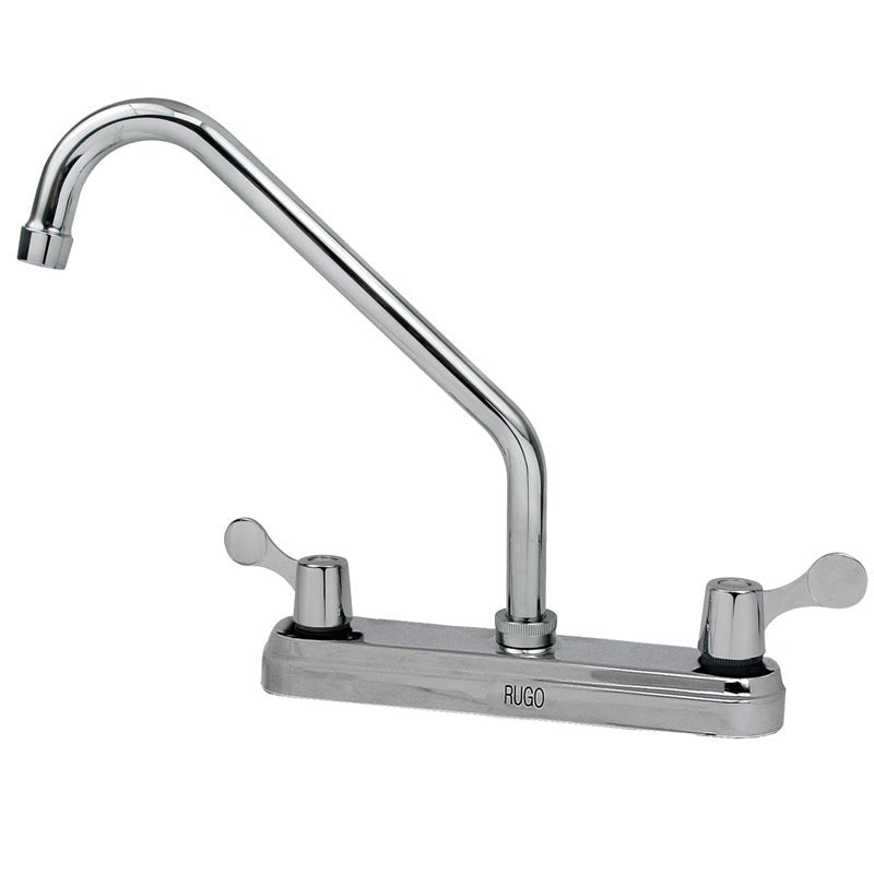 Mezcladora Para Fregadero Al Piso De Cromo, 8Pp Rugo - Tool Ferreterías / Ferretodo - Herramientas y material de construcción.