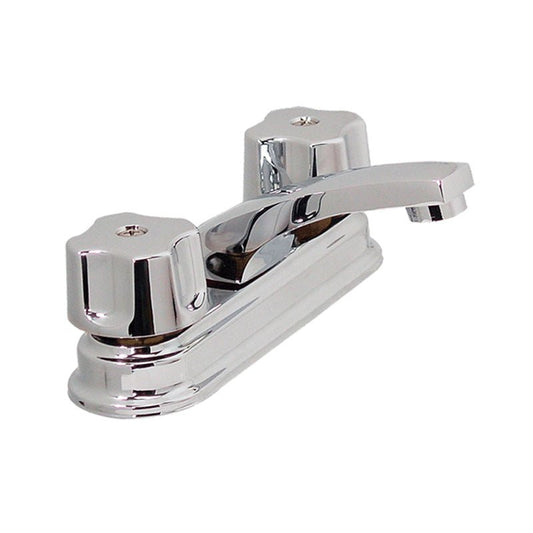 Mezcladora Para Lavabo De Cromo, 24Q Rugo, Dica 4048 - Tool Ferreterías / Ferretodo - Herramientas y material de construcción.