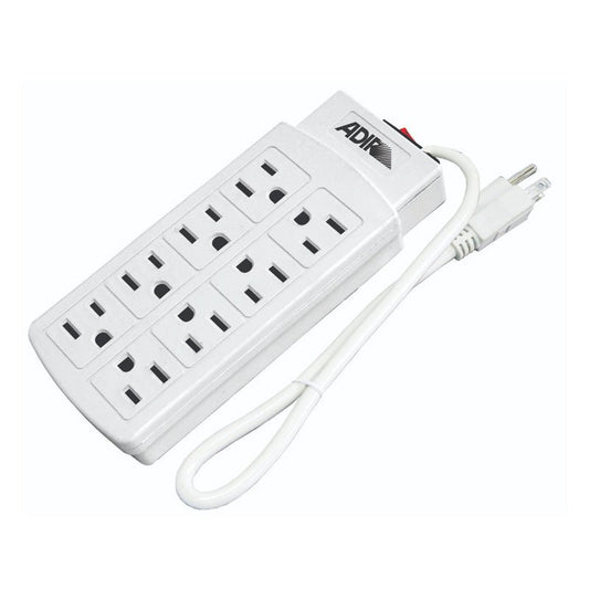 Multicontacto De 8 Tomas Aterrizadas 15A, 4250, Adir - Tool Ferreterías / Ferretodo - Herramientas y material de construcción.