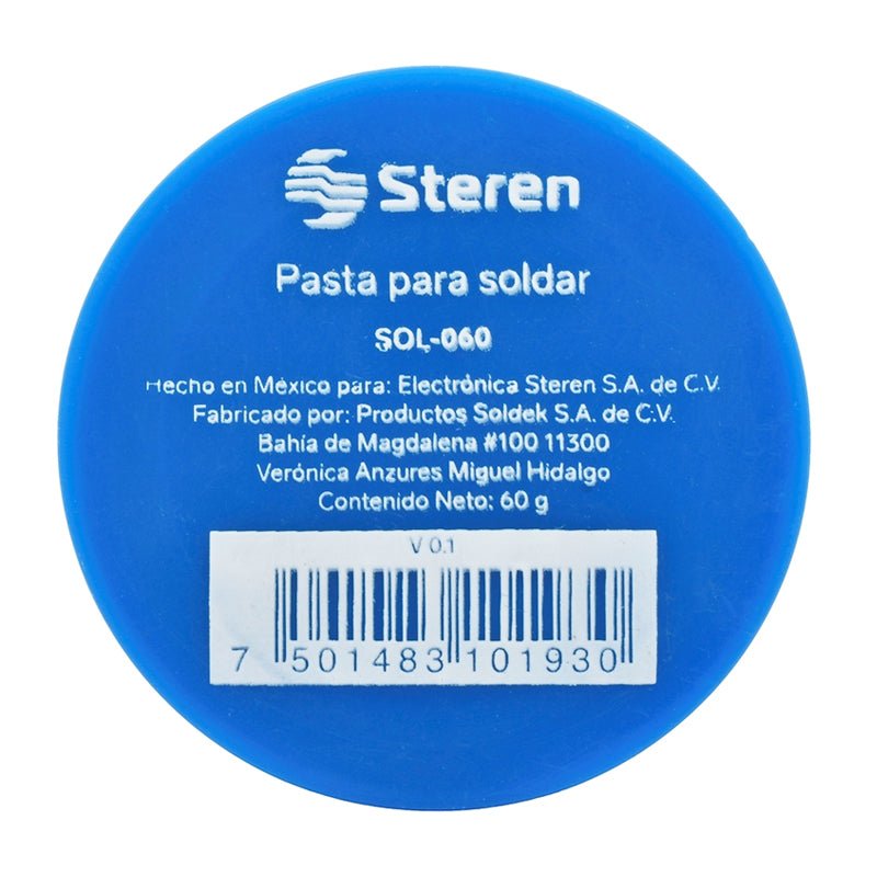 Pasta Para Soldar En Lata Con 60 G, Sol060 Steren - Tool Ferreterías / Ferretodo - Herramientas y material de construcción.