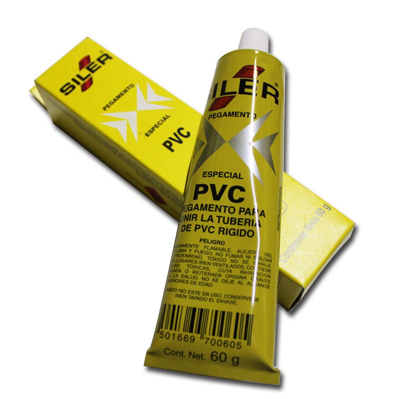 Pegamento Especial Para Pvc De 60 Gramos, Siler - Tool Ferreterías / Ferretodo - Herramientas y material de construcción.