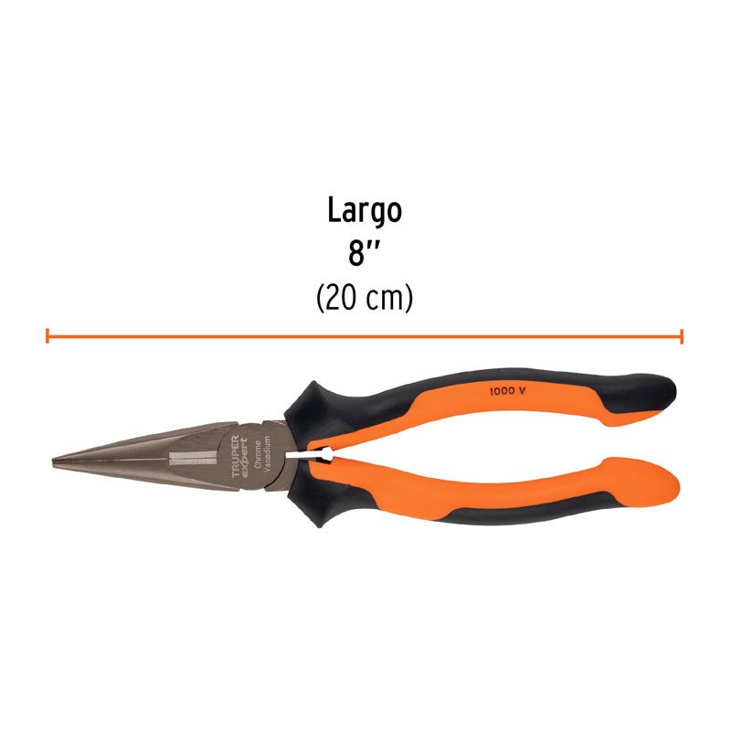 Pinza Punta Y Corte De 8" Con Mango Comfort Grip, T2038X Truper Expert 17336 - Tool Ferreterías / Ferretodo - Herramientas y material de construcción.
