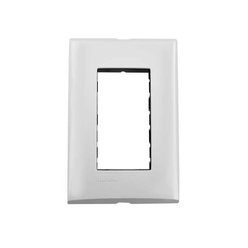 Placa Con 3 Módulos Con Chasis De Resina Color Blanco Fza93 Forza - Tool Ferreterías / Ferretodo - Herramientas y material de construcción.
