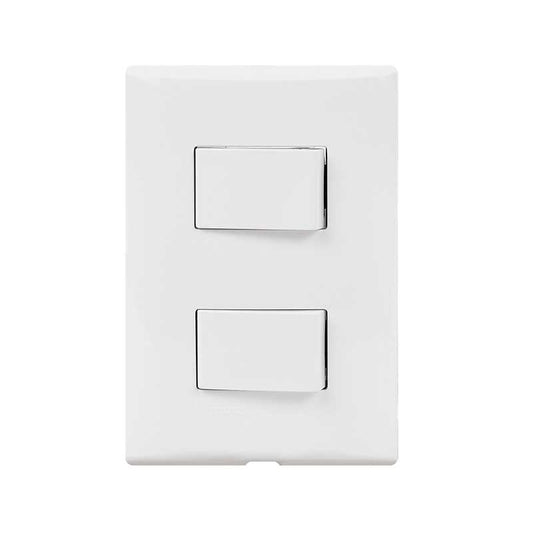 Placa Con Interruptor Sencillo + Interruptor De 3 Vías 10A 127V Blanco Fza5153 Forza - Tool Ferreterías / Ferretodo - Herramientas y material de construcción.