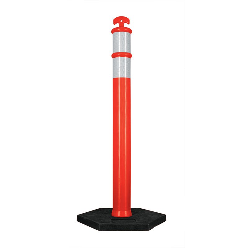 Poste Delimitador De 115 Cm Con Base Y Reflejante, Pos115 Truper 101666 - Tool Ferreterías / Ferretodo - Herramientas y material de construcción.