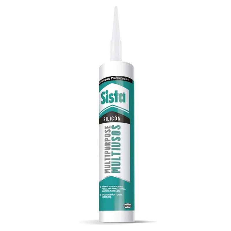 Silicón Blanco Multiusos 280 Ml Sista - Tool Ferreterías / Ferretodo - Herramientas y material de construcción.