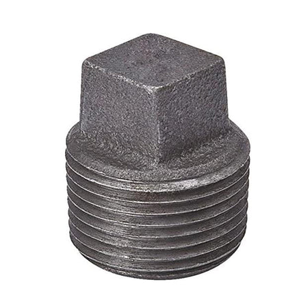 Tapón Macho 1.1/2" Negro Roscado 44566Bc - Tool Ferreterías / Ferretodo - Herramientas y material de construcción.