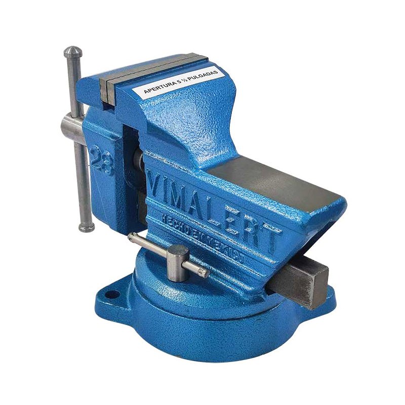 Tornillo De Banco Giratorio De 5 1/2", V28G Vimalert - Tool Ferreterías / Ferretodo - Herramientas y material de construcción.