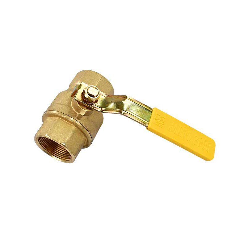 Válvula De Esfera De Latón, Roscable De 1 1/2", 311828 Iusa Ver38M - Tool Ferreterías / Ferretodo - Herramientas y material de construcción.