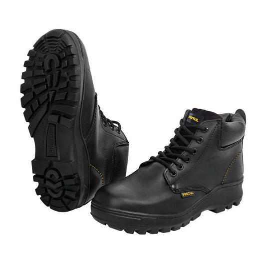 Zapato Industrial Negro 24 Con Casquillo De Acero 26062, Pretul - Tool Ferreterías / Ferretodo - Herramientas y material de construcción.